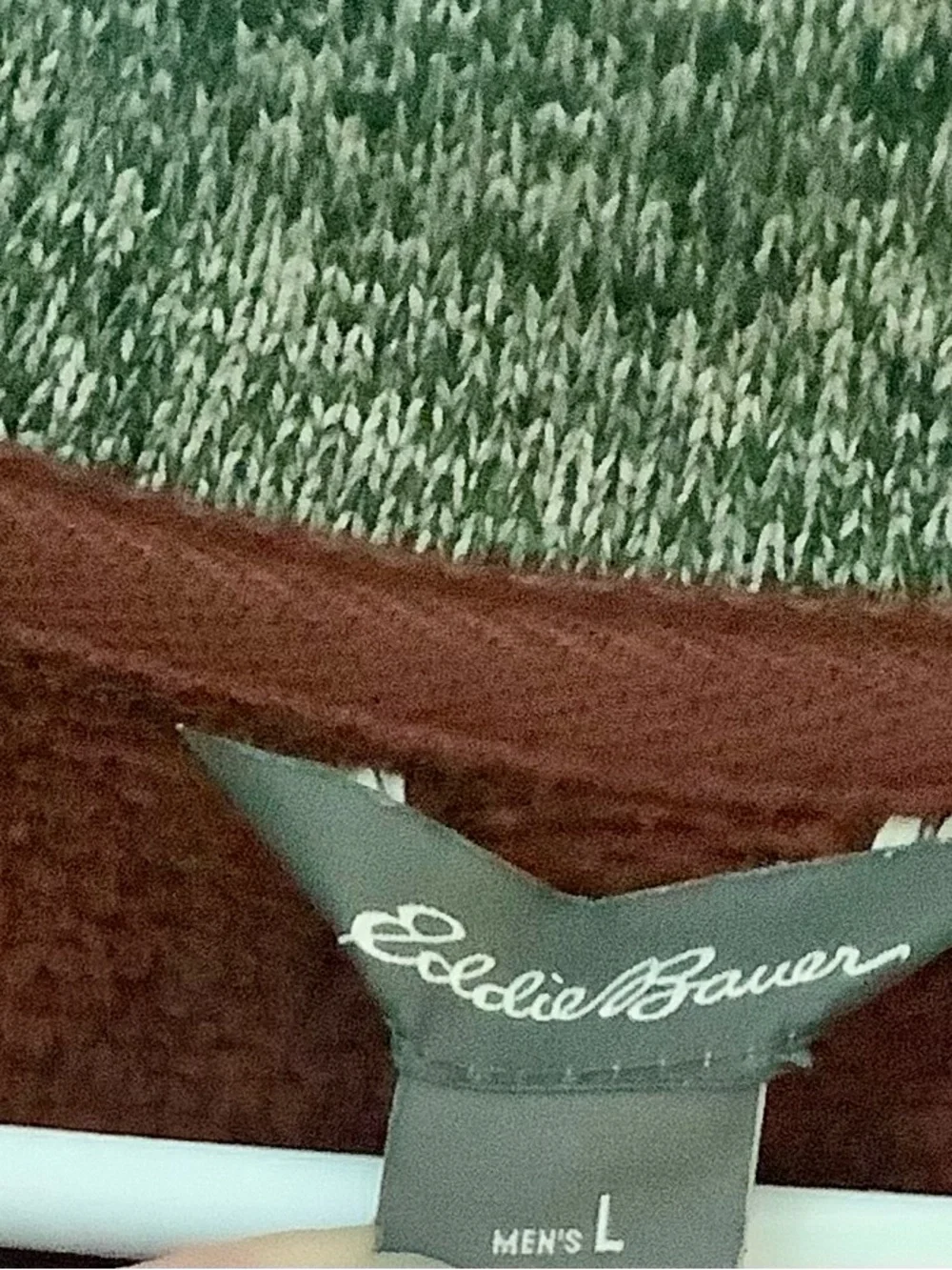 Eddie Bauer Men's Rust Quarter-Zip Pullover
